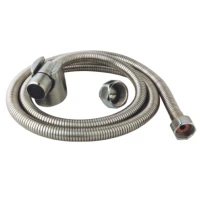 شلنگ توالت برنجی کروم مات