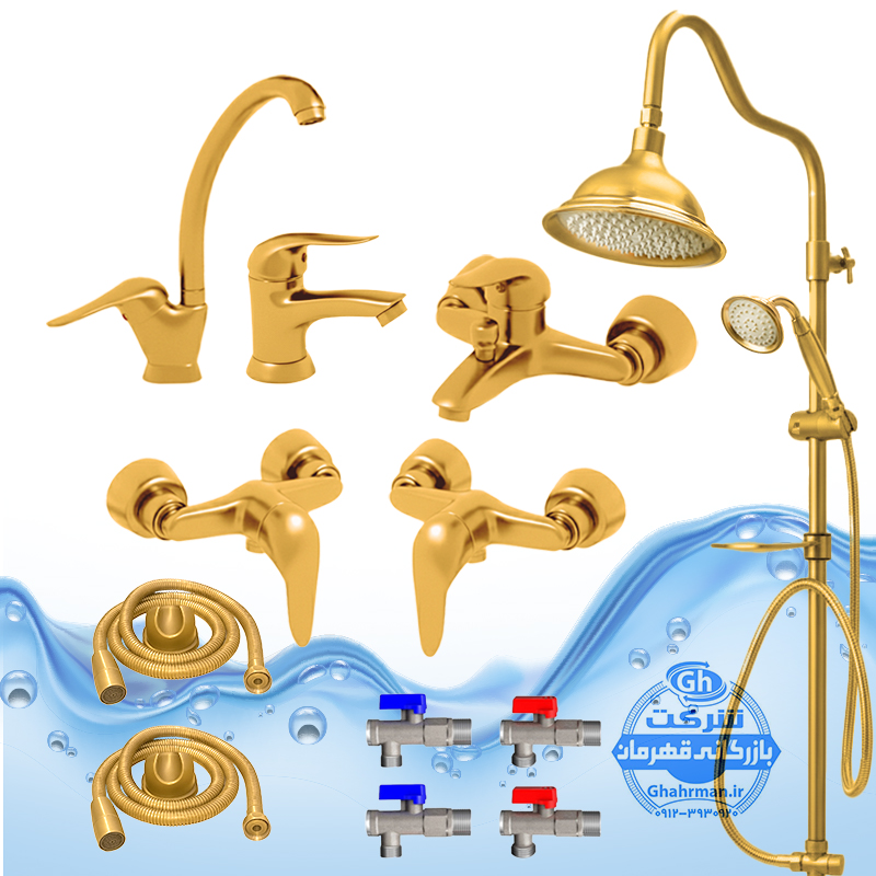 سینک نیمه فانتزی توکار SA32 سایز 50×52 عمق 17